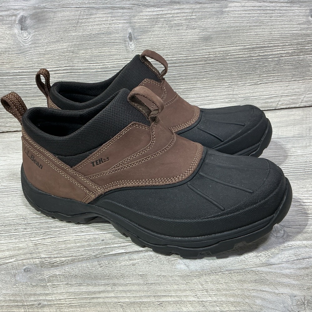 LL Bean Mens Tek 2.5 Waterproof Storm Chaser Boots Brown Black US 11 M 290589